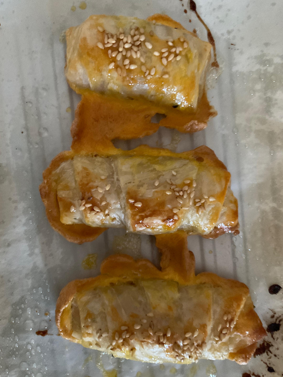 手抓饼也能做🥐可颂面包