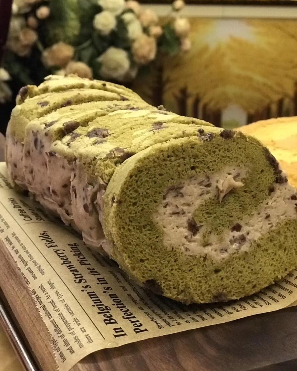 《Tinrry下午茶》教你做抹茶红豆卷