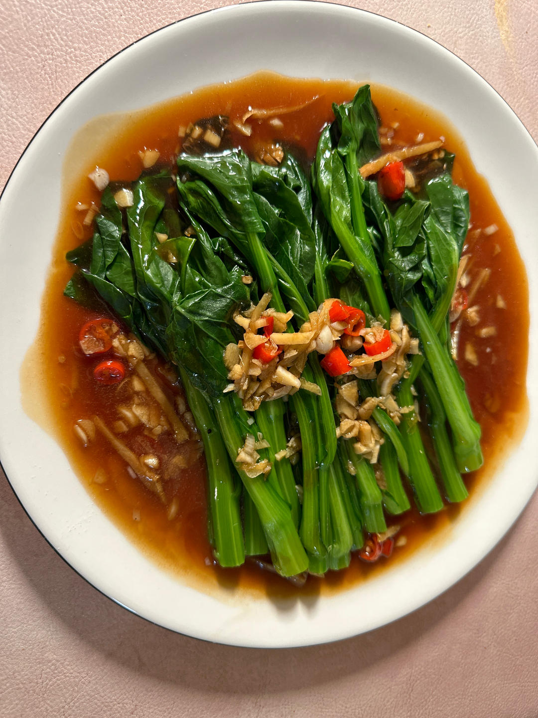 白灼菜心