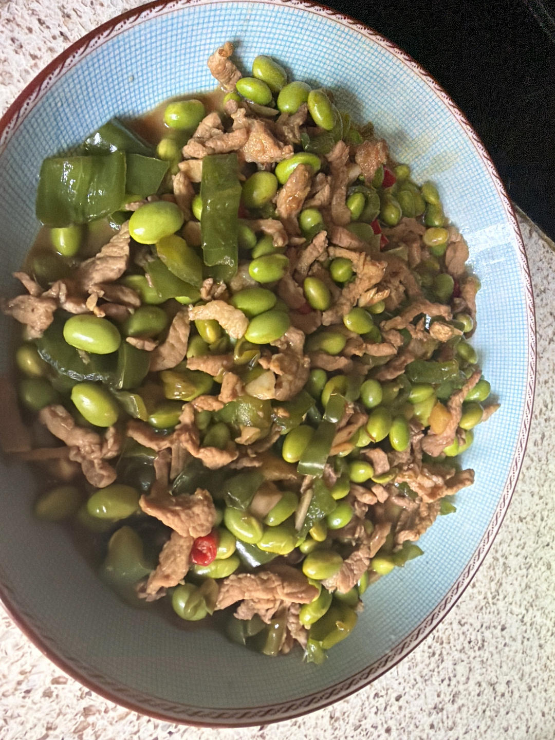 超级下饭菜：毛豆炒肉