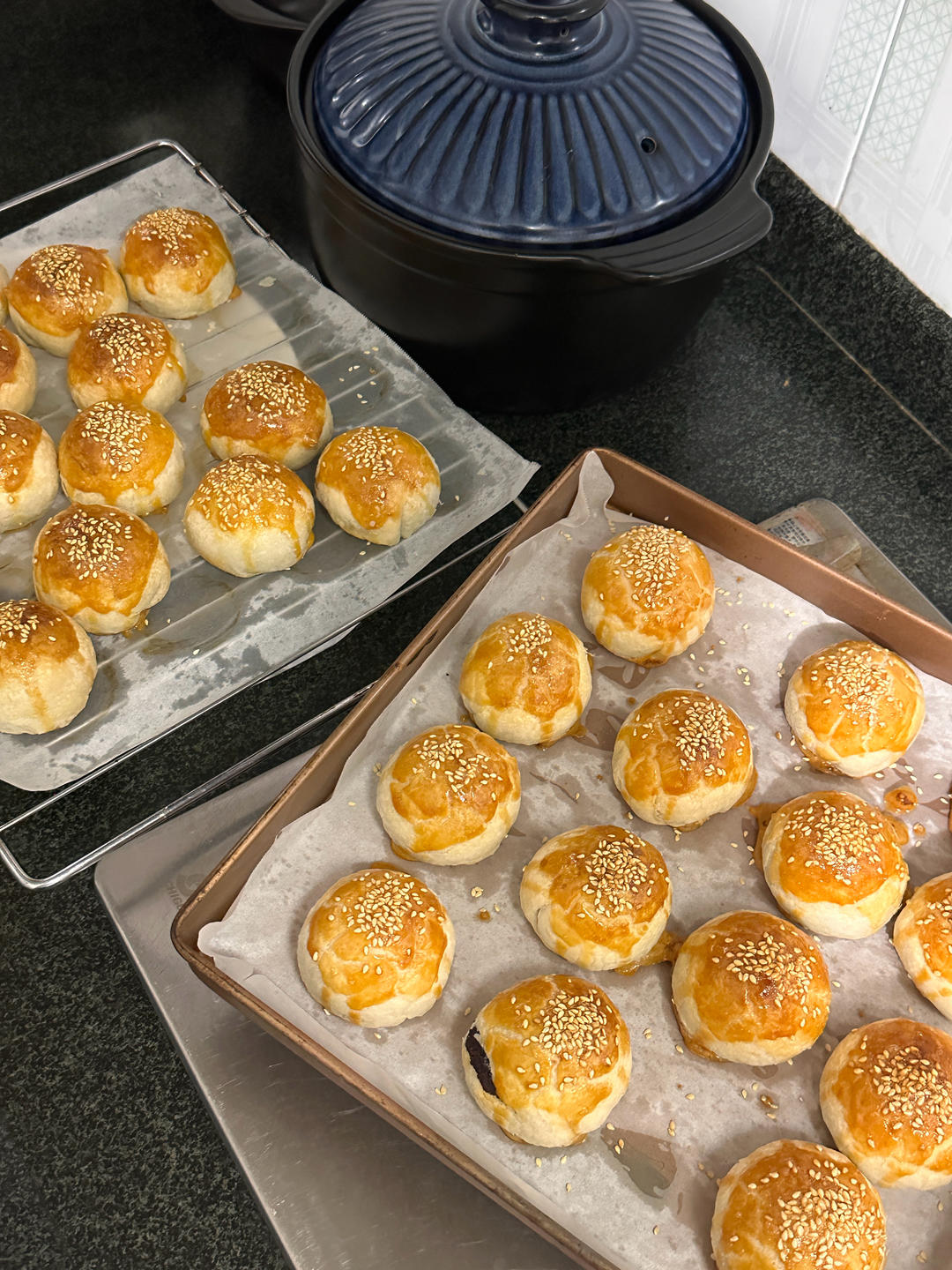 超简单 免揉 酥掉渣的蛋黄酥(超详细附全程视频)不破酥『万能酥皮』