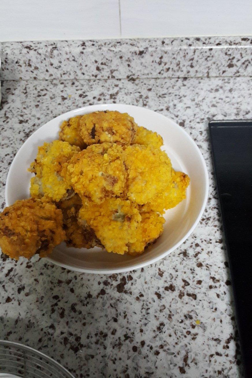 鸡胸肉可乐饼
