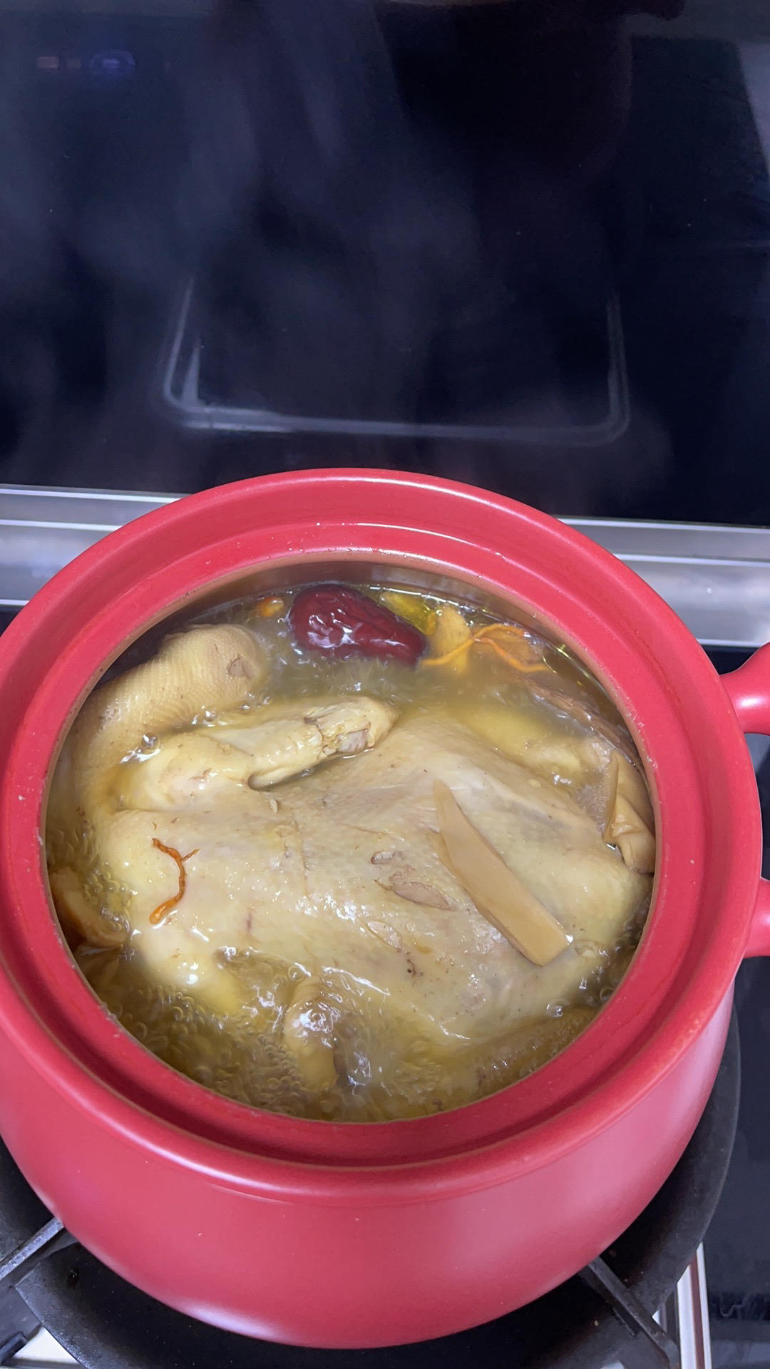 虫草花母鸡汤