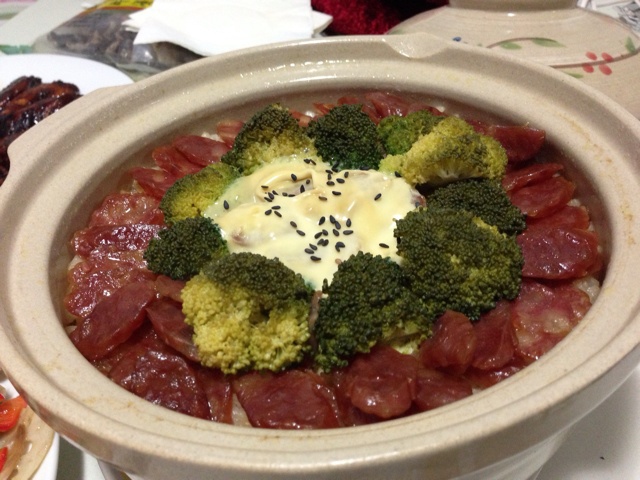 腊肠煲仔饭