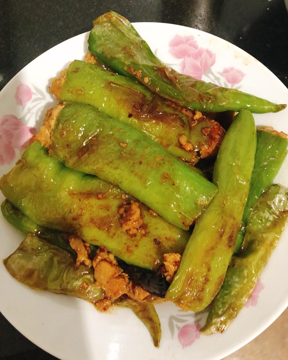 虎皮青椒酿肉