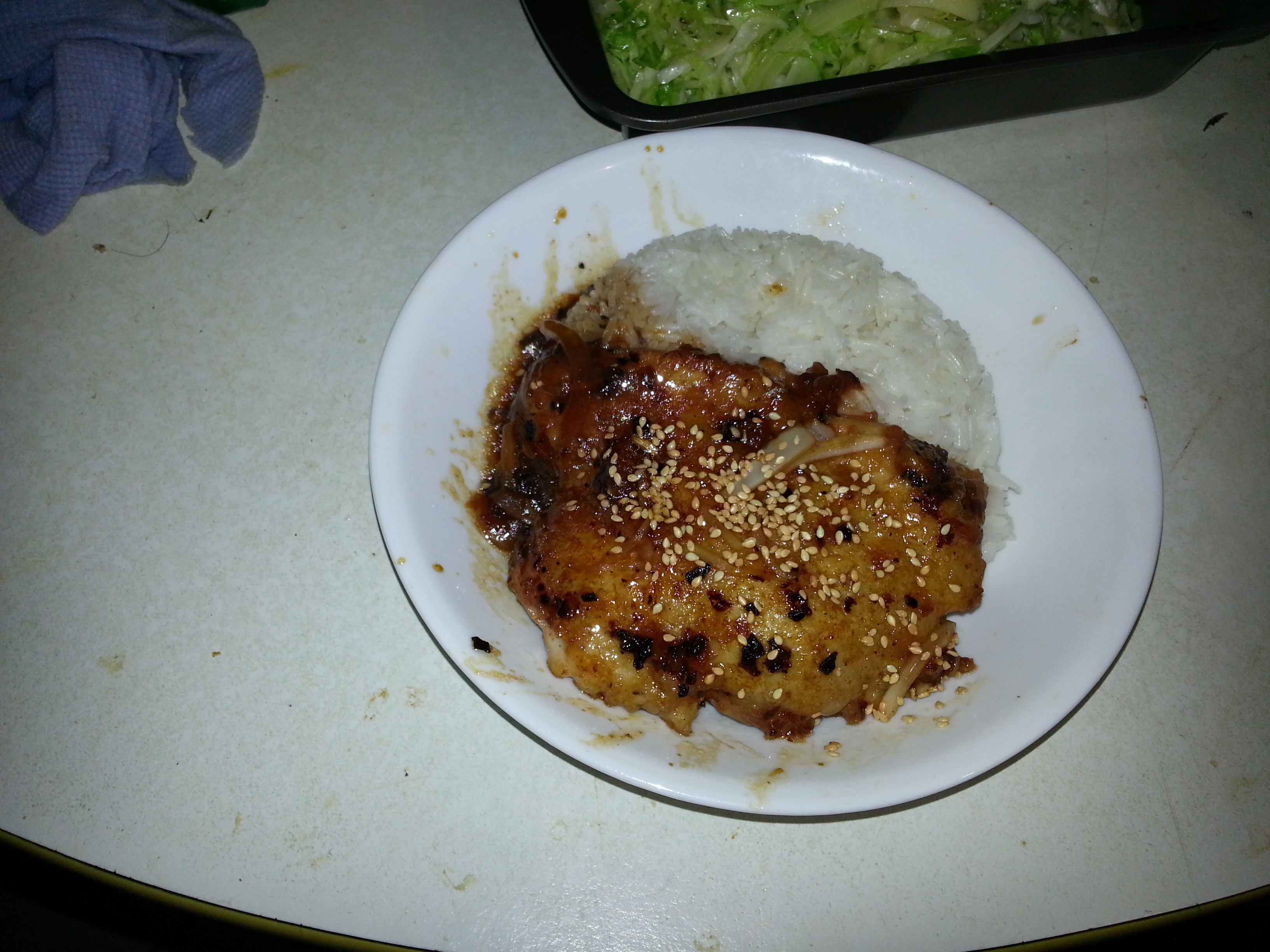 浓香照烧黑椒鸡腿