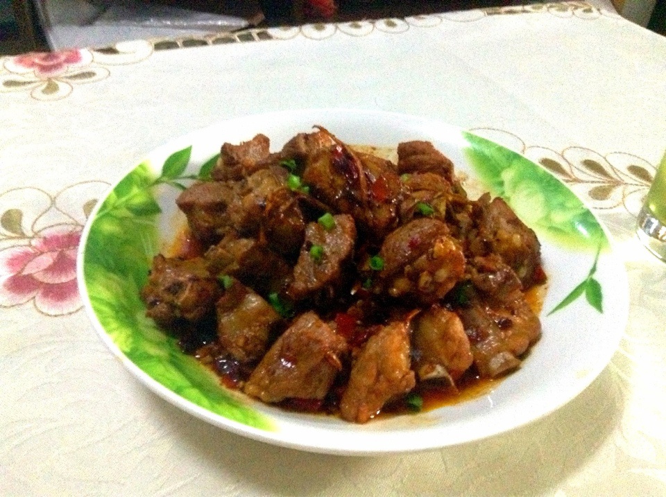 新蒜烧排骨