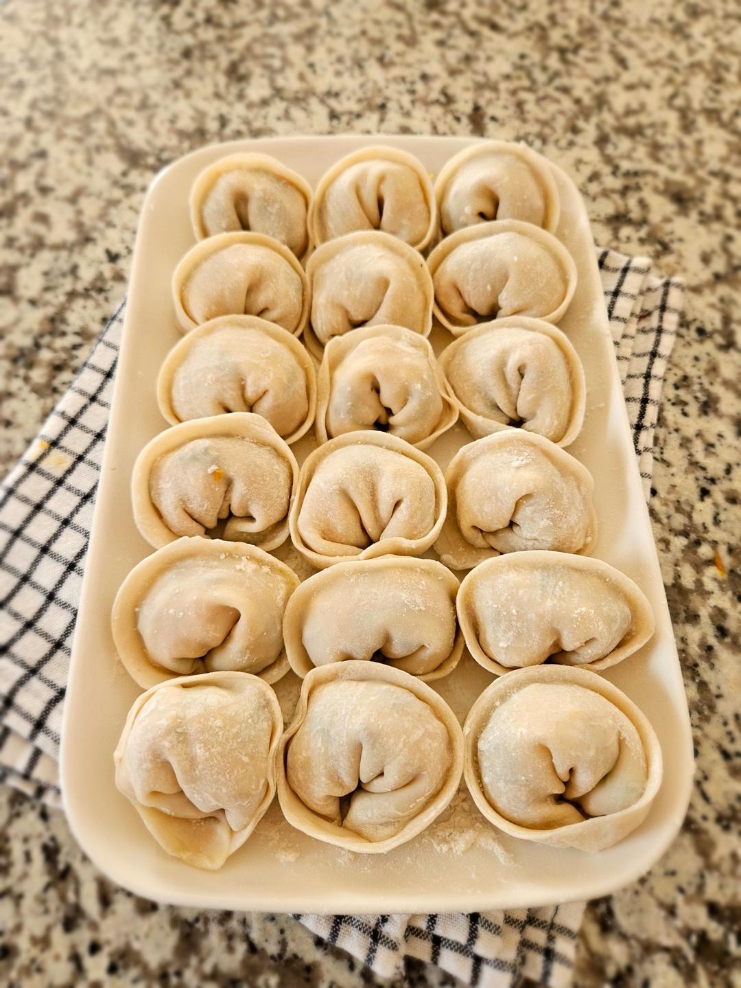 什锦馅素水饺