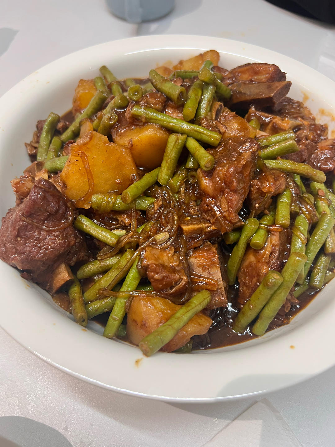 排骨土豆炖粉条