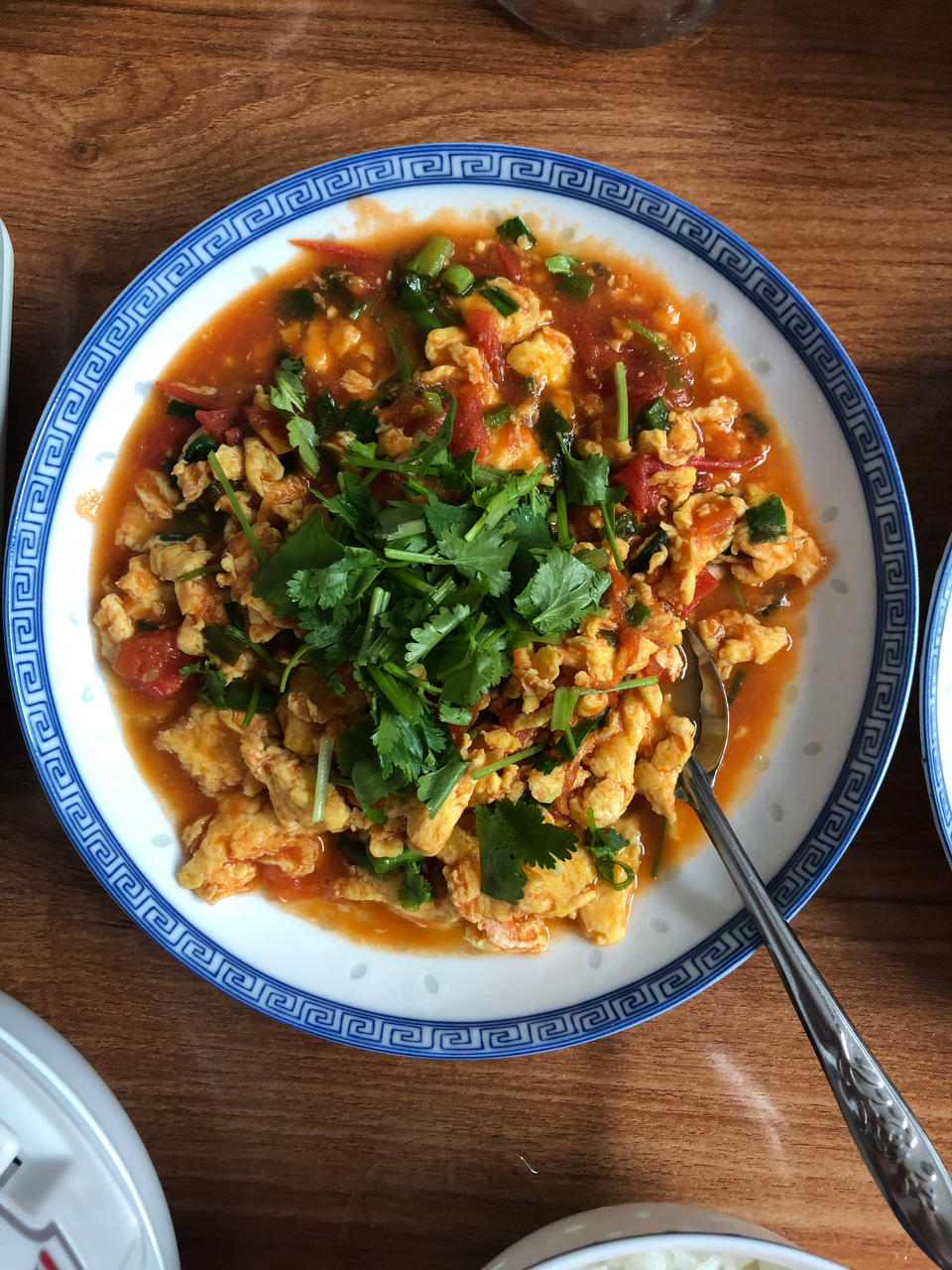 番茄炒鸡蛋（超浓的番茄味）