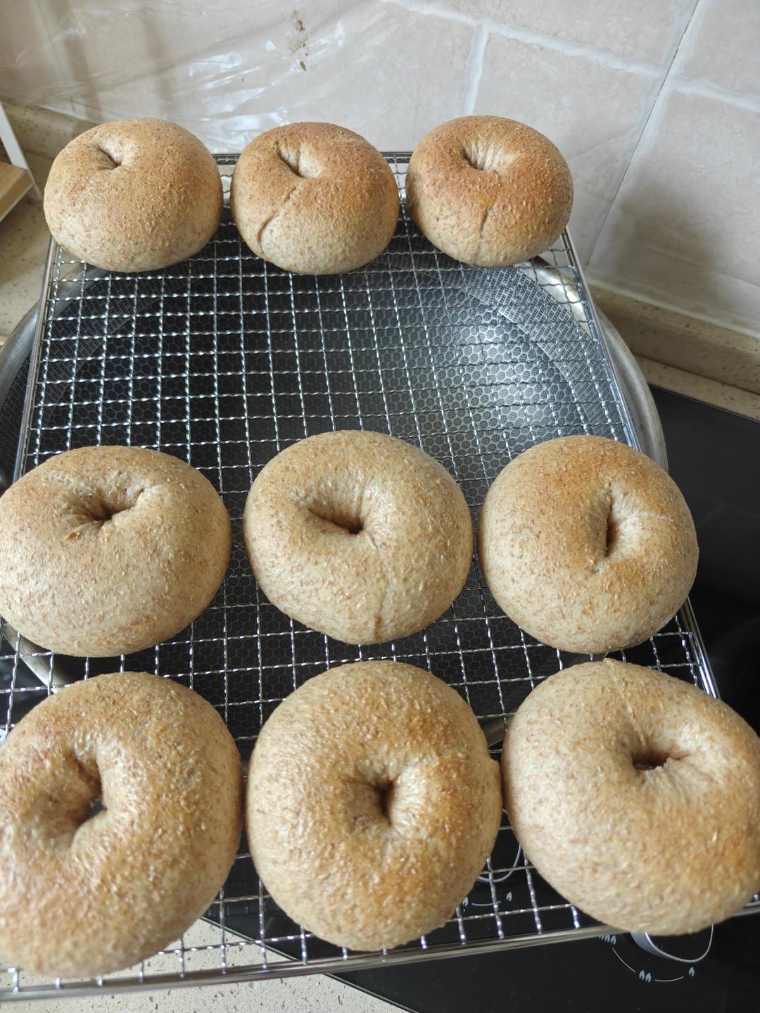 无油无糖，好吃又健康的全麦贝果