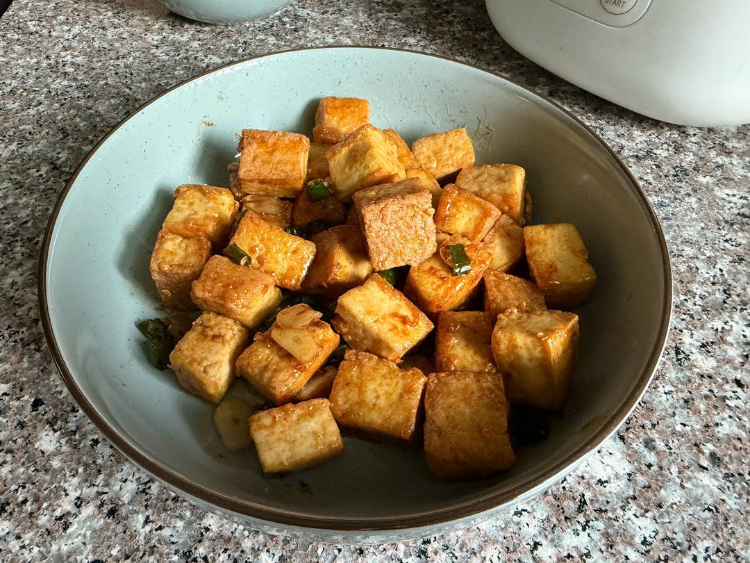 焖煎豆腐