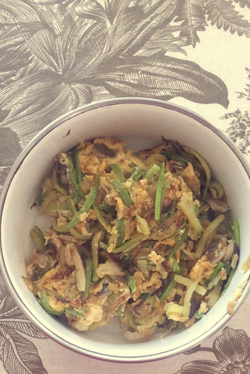 角瓜蘑菇鸡蛋饼