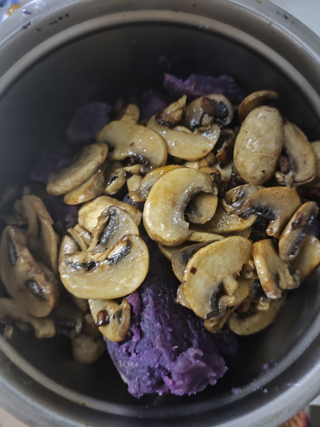 素炒鲜口蘑（白蘑菇），快手家常菜