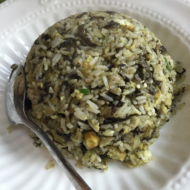 靴子熊猫做的可能是最好吃系列--橄榄菜炒饭