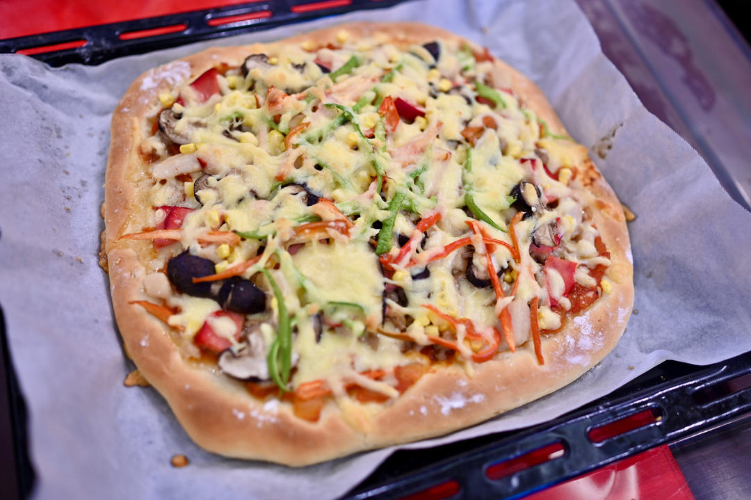 11寸方盘披萨！一次性满足！