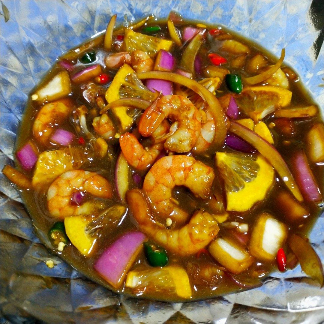 清凉柠檬虾