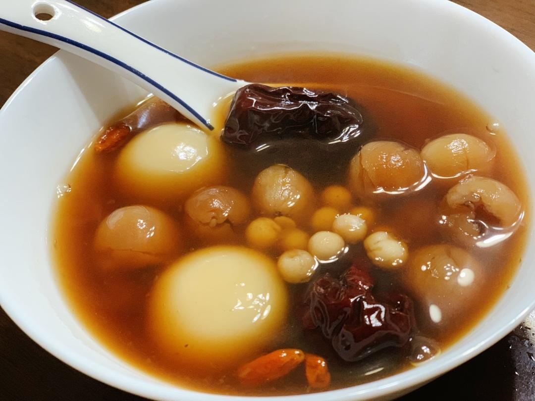 冬至桂圆烧蛋,补气养血好气色