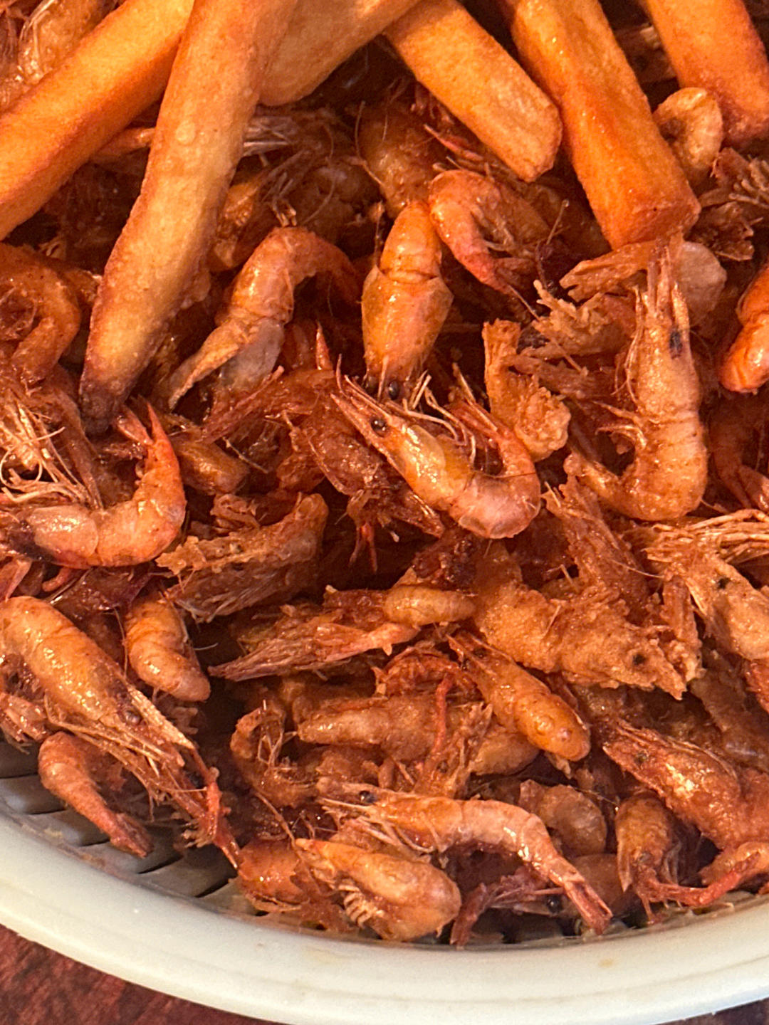 超级好吃椒盐小河虾