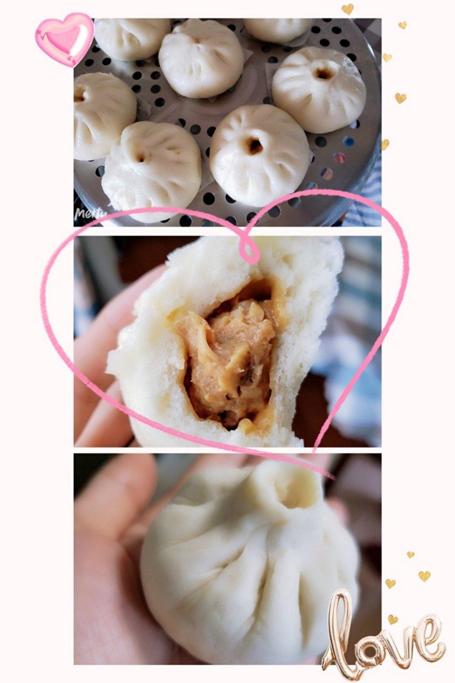 松软多汁的肉包子