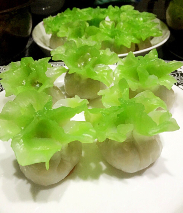 水晶白菜蒸饺