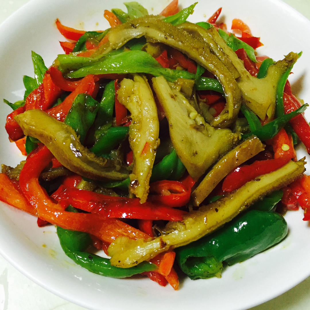 青椒炒牛肚