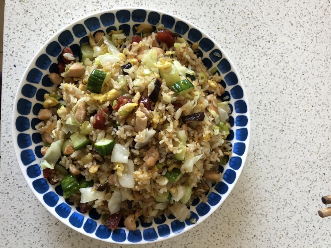 扬州炒饭&香港豉油皇章鱼鸡粒炒饭