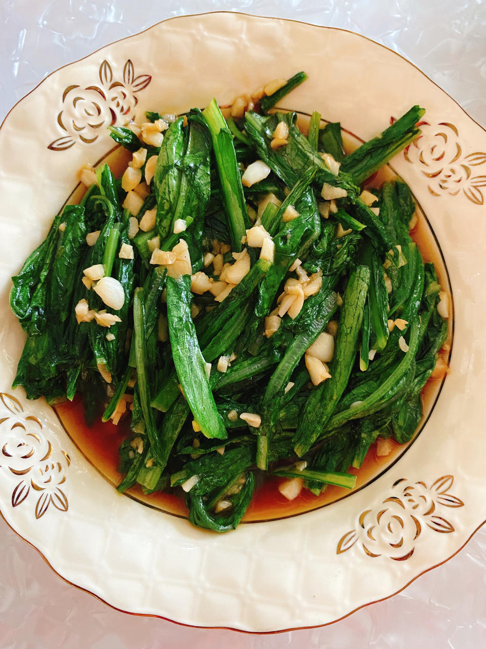 蒜蓉油麦菜（蚝油）
