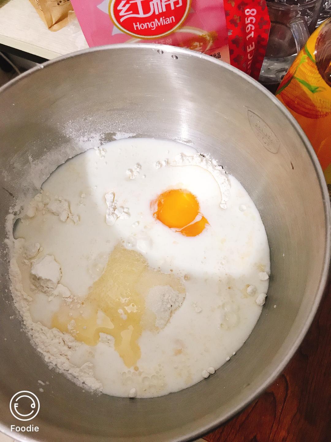 纯奶手撕吐司的做法 步骤1