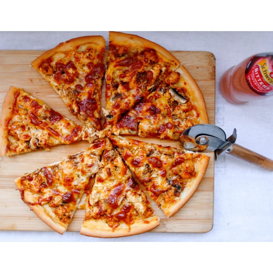 malteser麦提莎做的辣辣鸡肉披萨