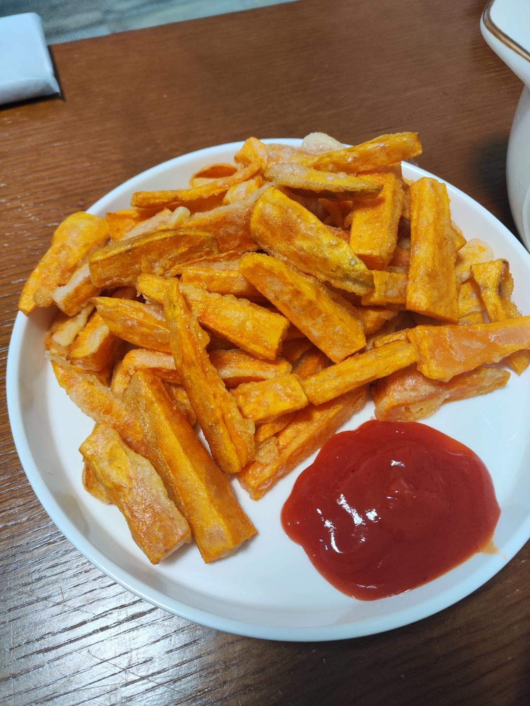 甘梅薯条（不可不试的酸甜开胃炸物）
