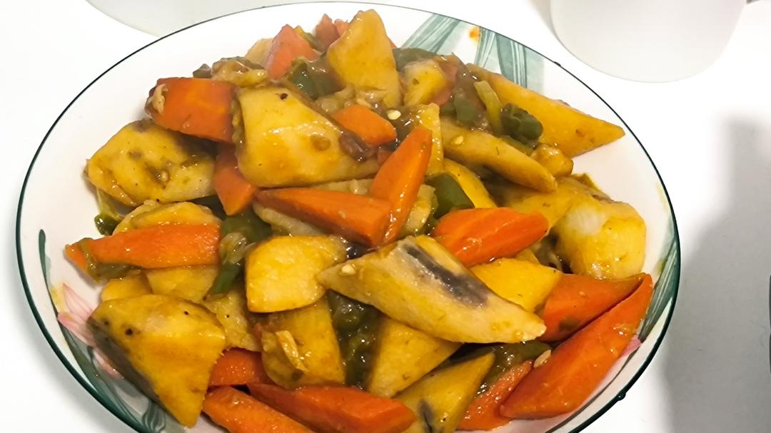 养生食谱之木耳炒山药
