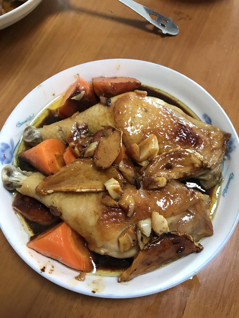 电饭锅烤鸡腿