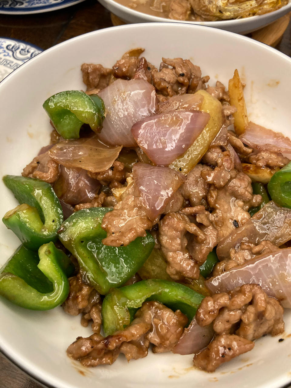 孜然土豆炒牛肉