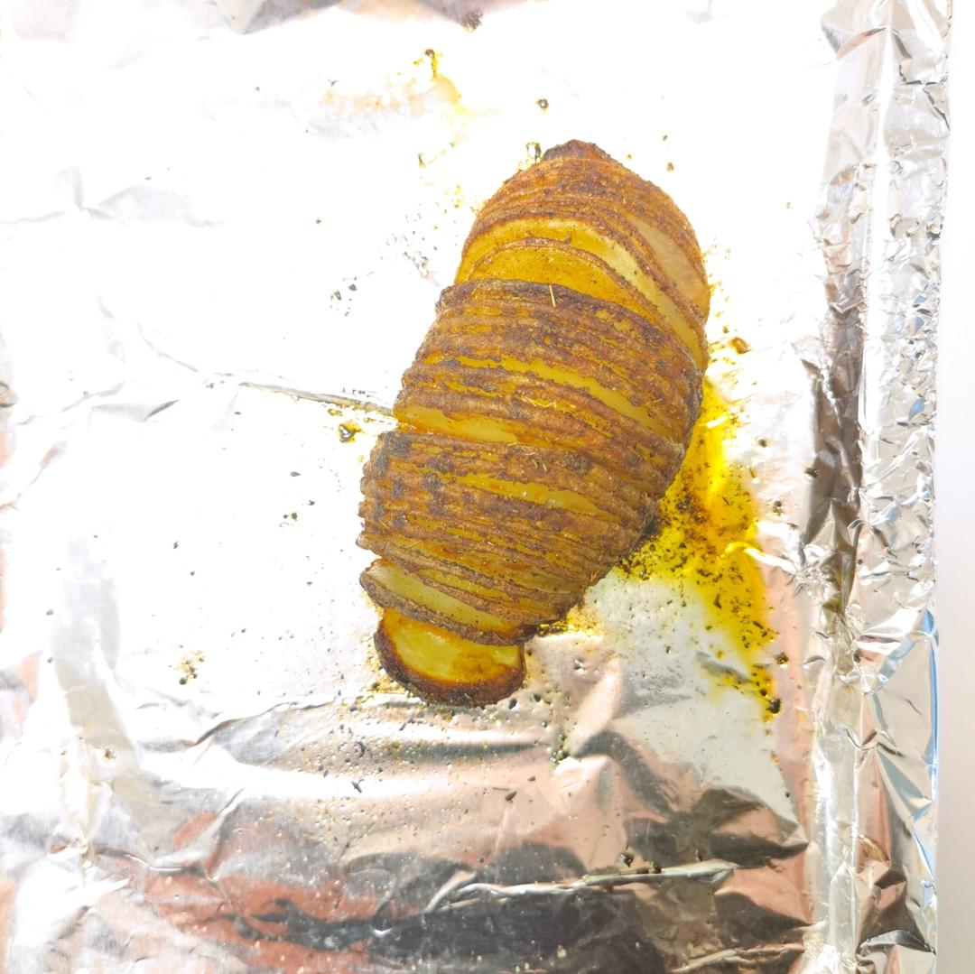 你们千万不要学我这样做‼️风琴土豆好吃停不下来