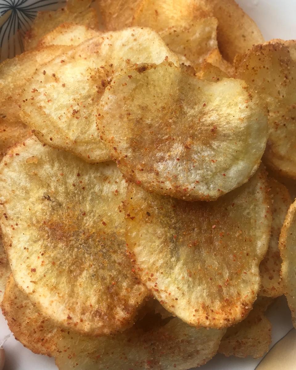 健康简易薯片做法非常脆