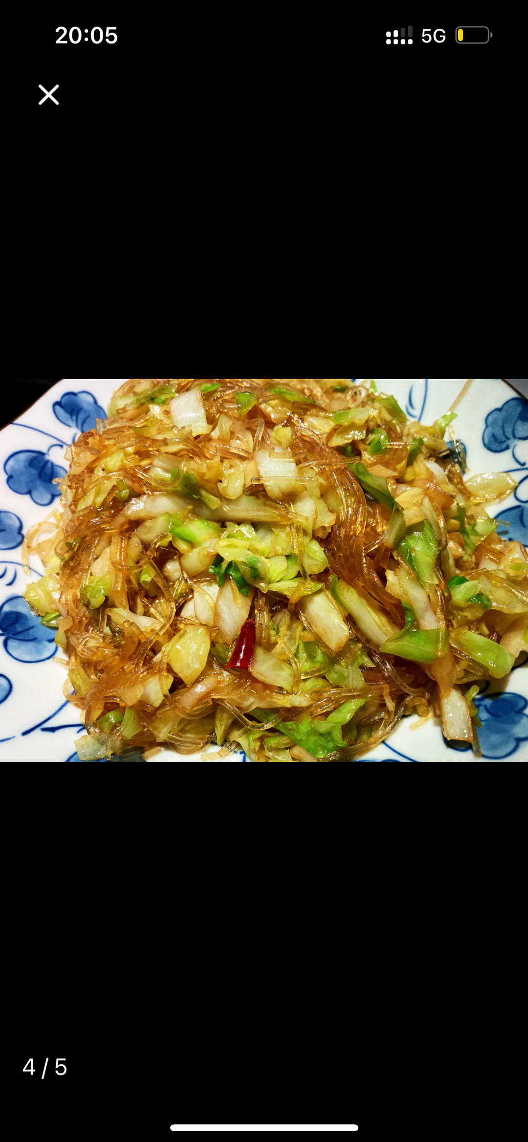 包菜粉丝（粉丝炒包菜）