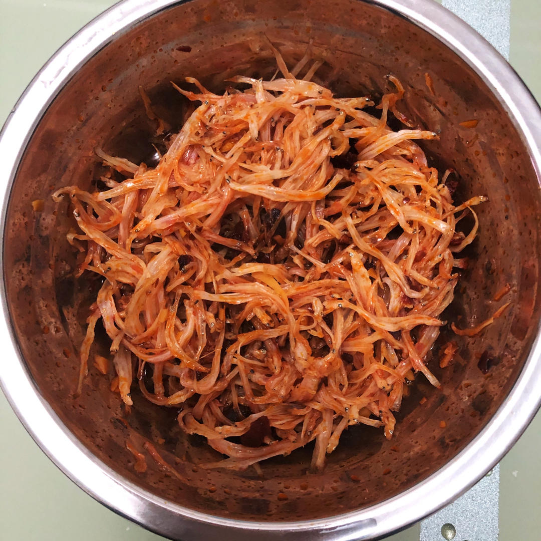 只需3步就能学会做·豆鼓蒸银鱼干