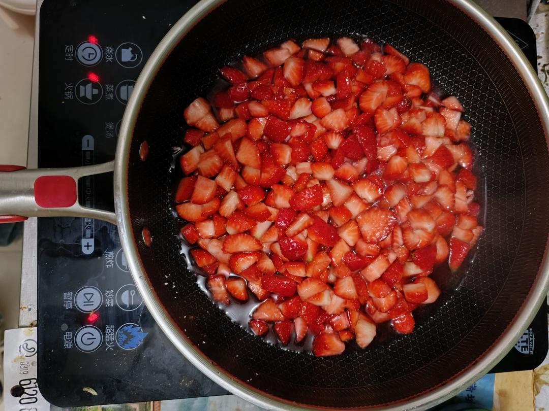 自制草莓酱（孩子爱吃的不得了）