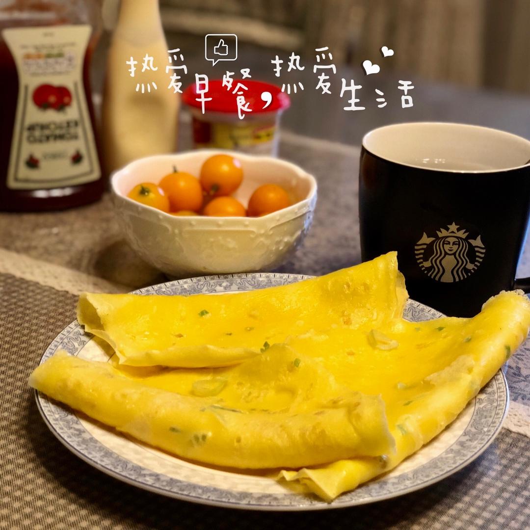 葱花鸡蛋饼