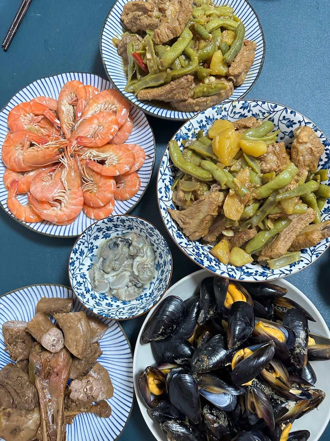 硬菜代表--排骨炖豆角土豆（豆角焖面胚子）