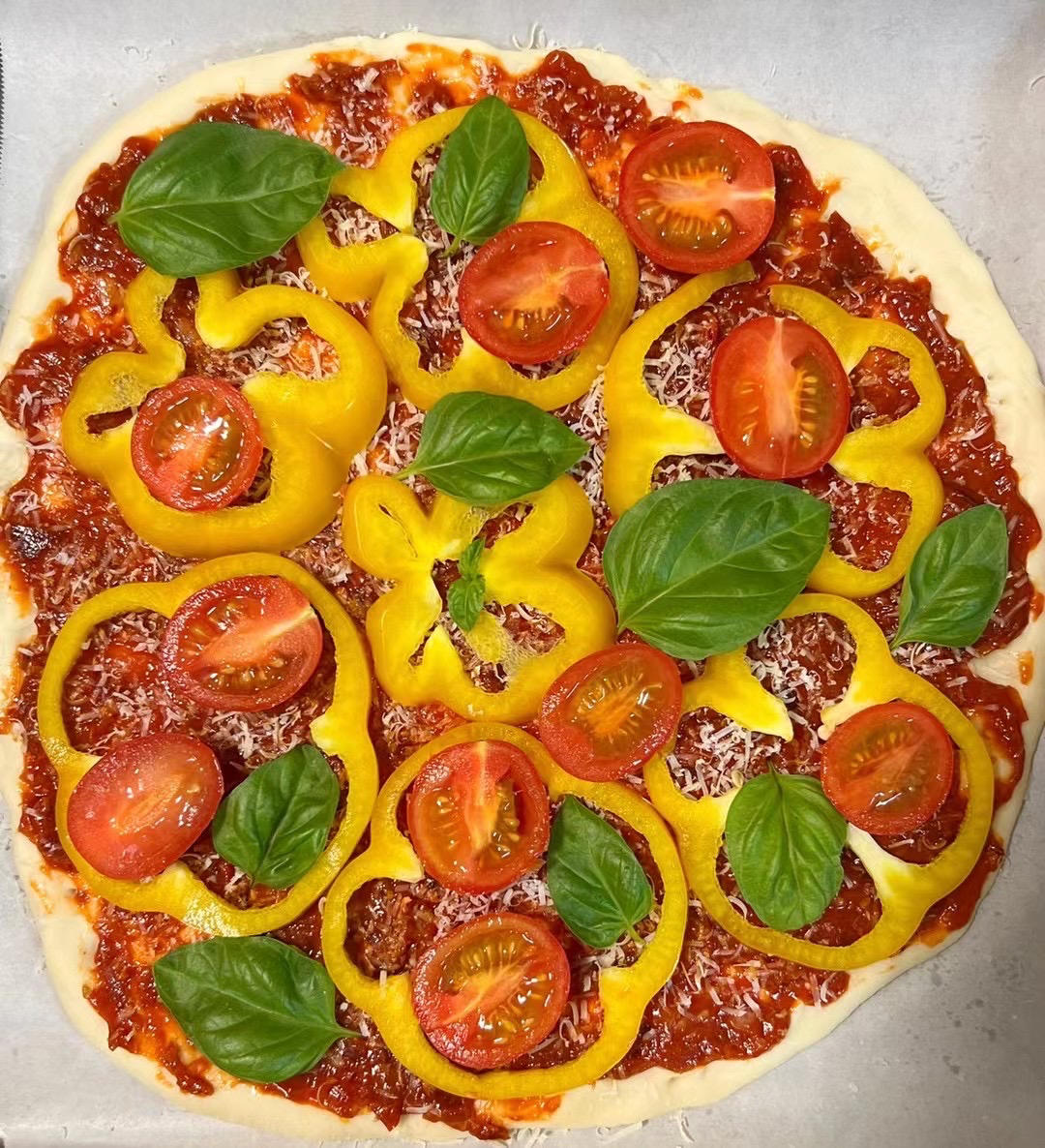 被惊艳到❗️一口爱上❗️超薄玛格丽特披萨🍕