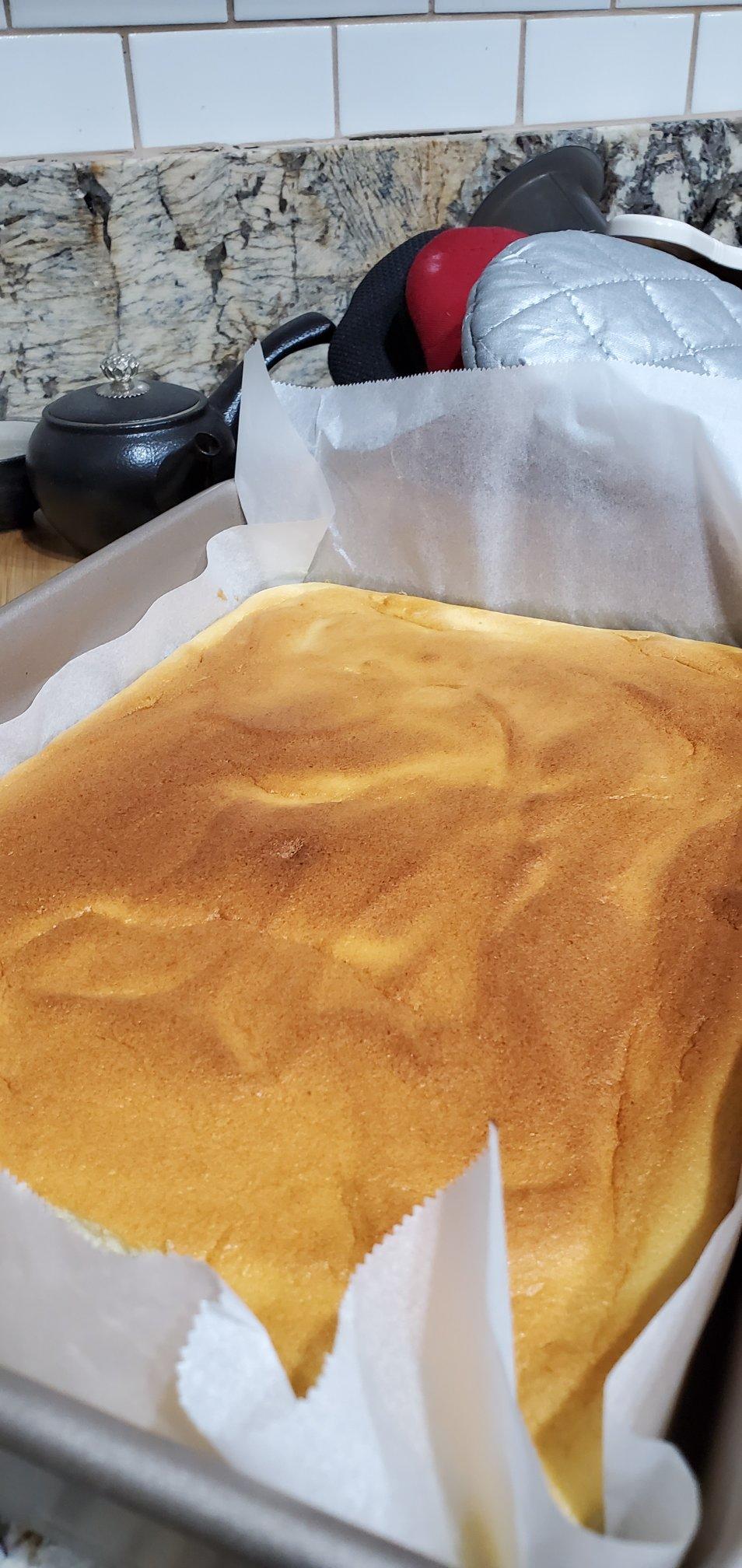 不开裂不回缩不掉皮的酸奶水浴法蛋糕