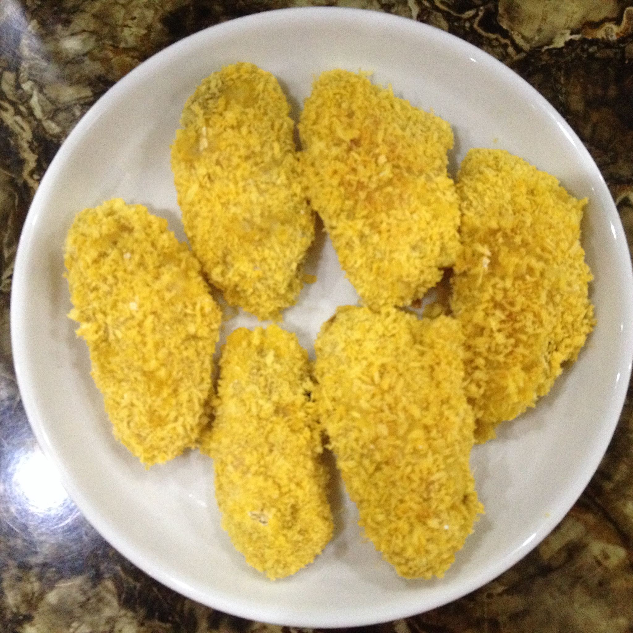 二毛25做的面包糠烤鸡翅