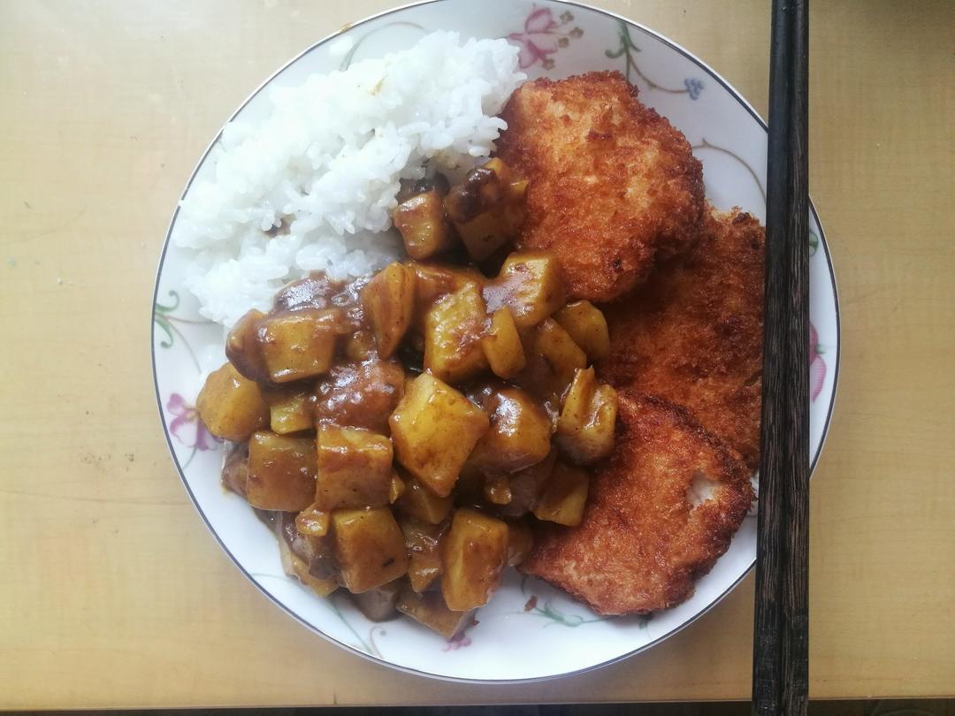 炸猪排咖喱饭