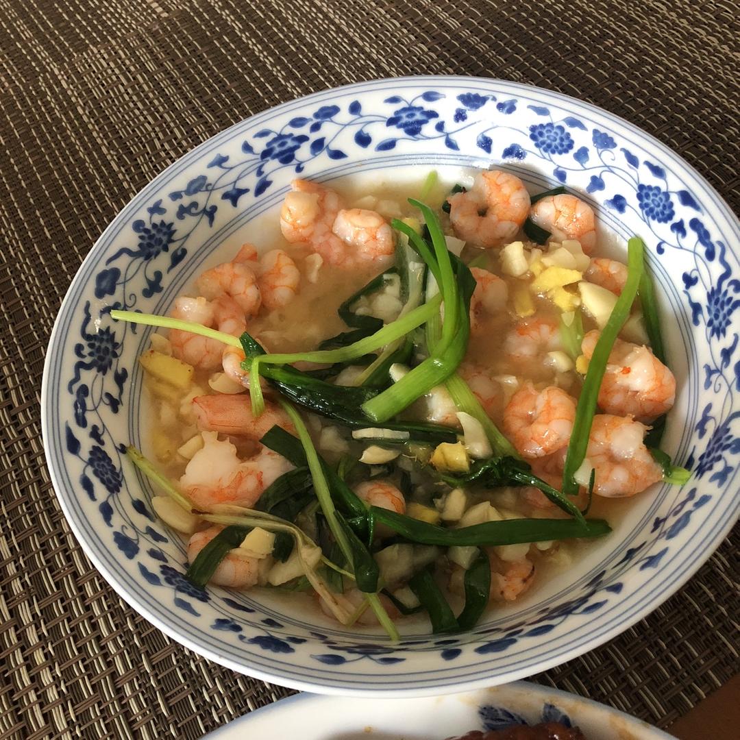 葱爆虾仁