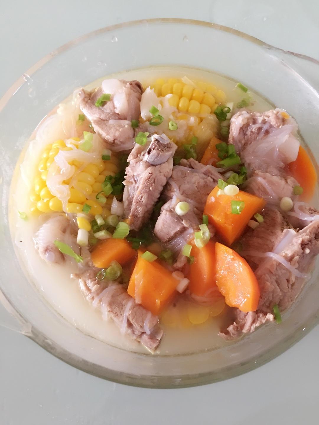 排骨玉米浓汤的做法