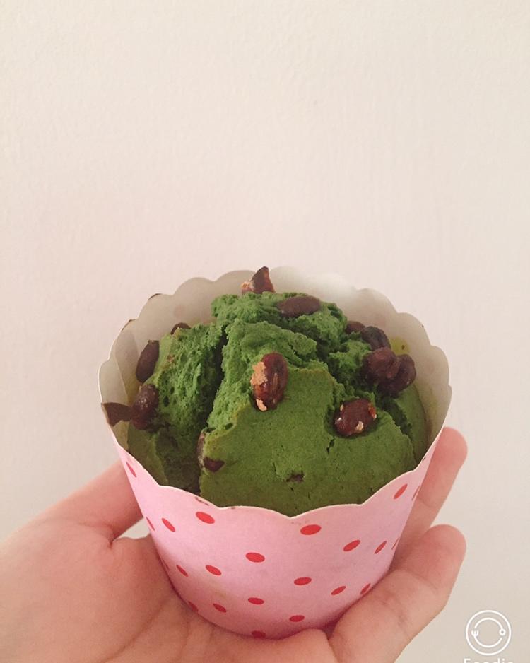 抹茶蜜豆玛芬