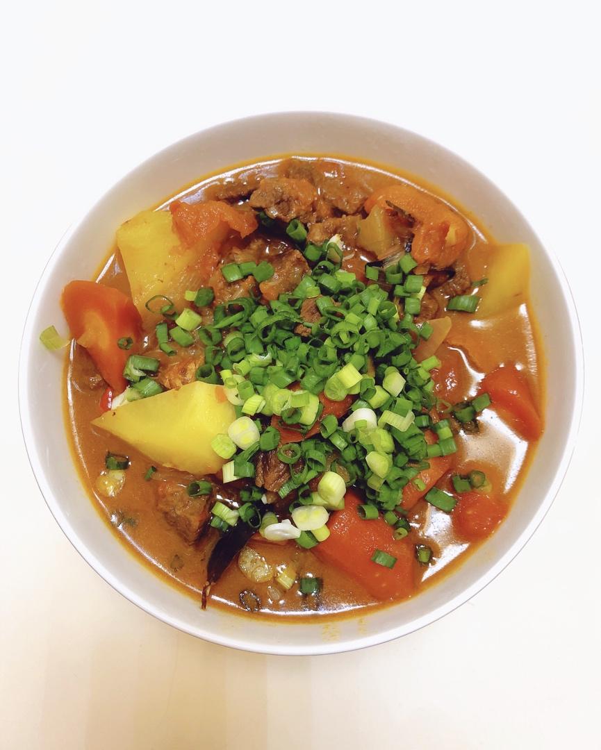 番茄土豆炖牛腩