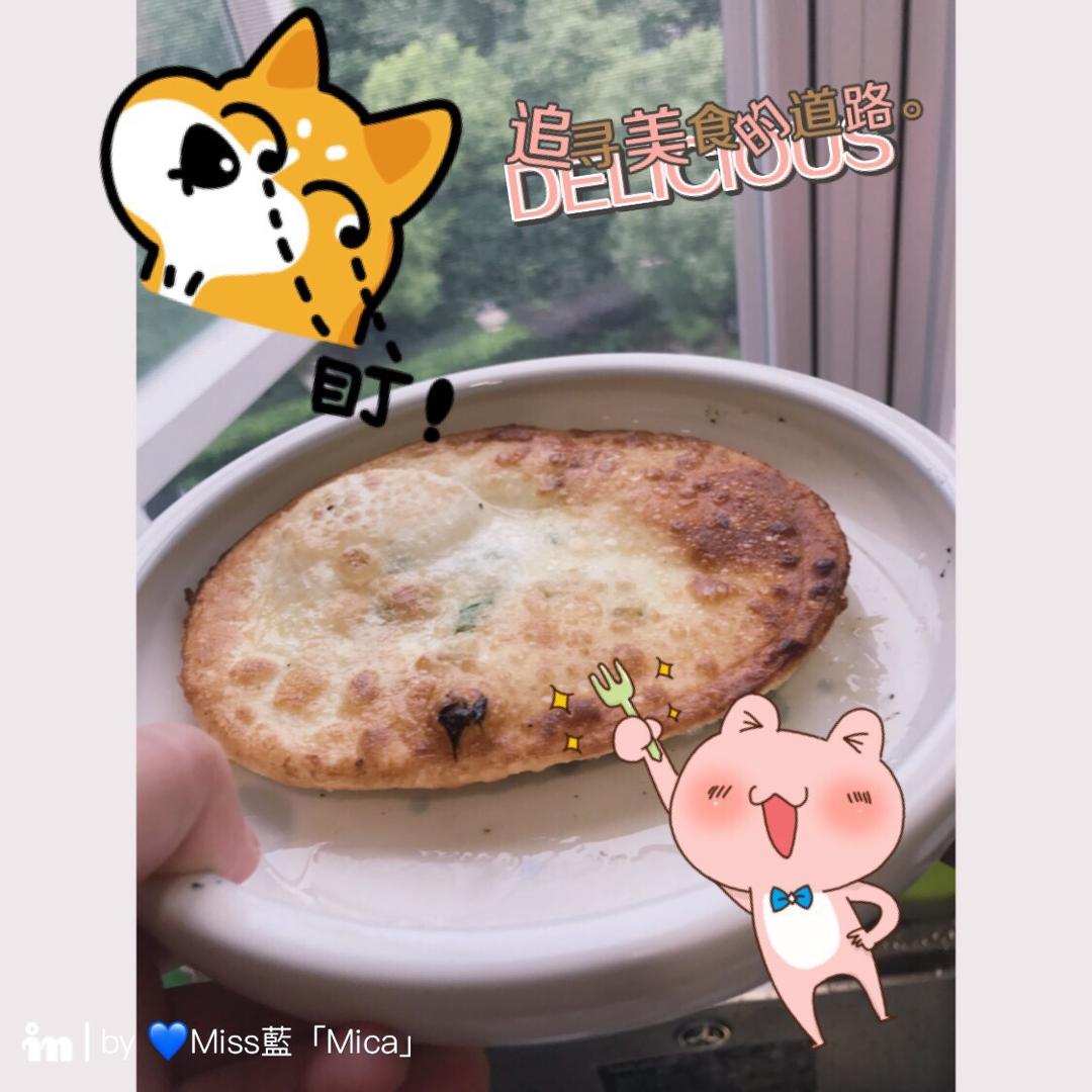 饺子皮葱油饼